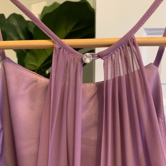 Azazie Wisteria Halter Wedding Dress - Picture 9 of 9